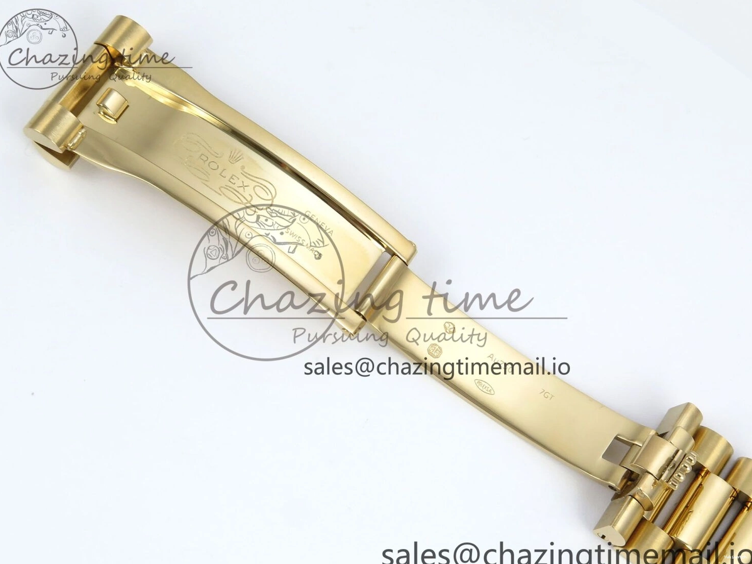 Bracelet Black 40 QF Diamonds Weight) Best YG on DayDate A2836 Dial V5 (Gain Bezel President Green Edition 1:1 0429